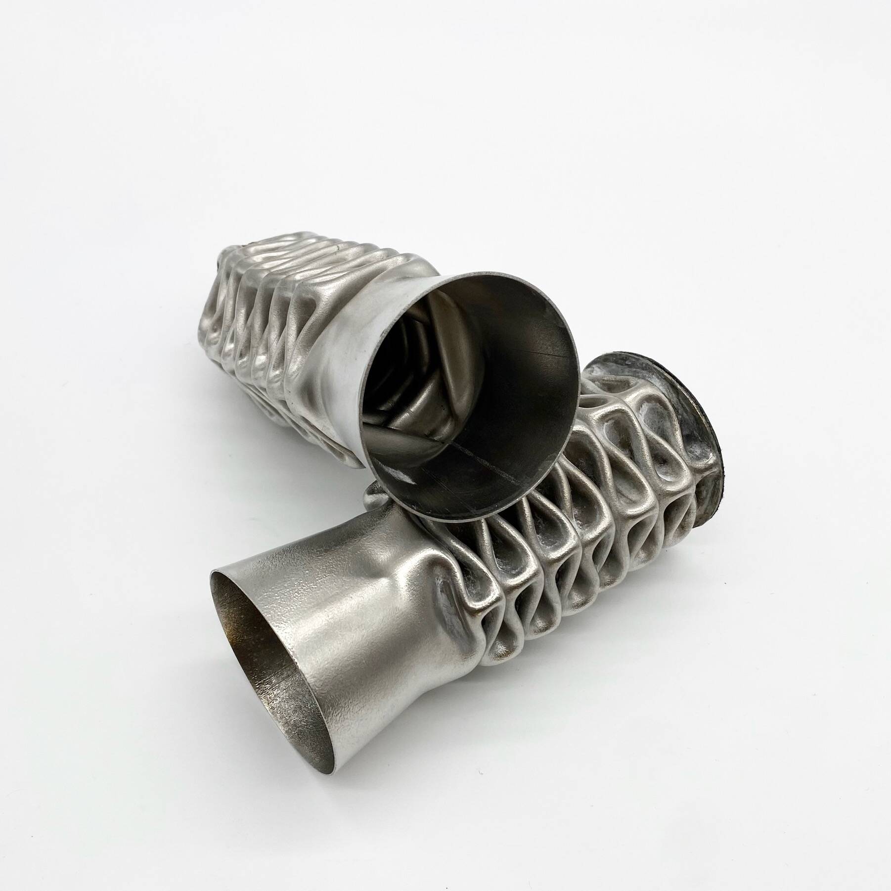 Pair of “compression” vases by jacques moniquet – 1970s