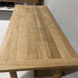 Old oak farmhouse table - rustic chic country style