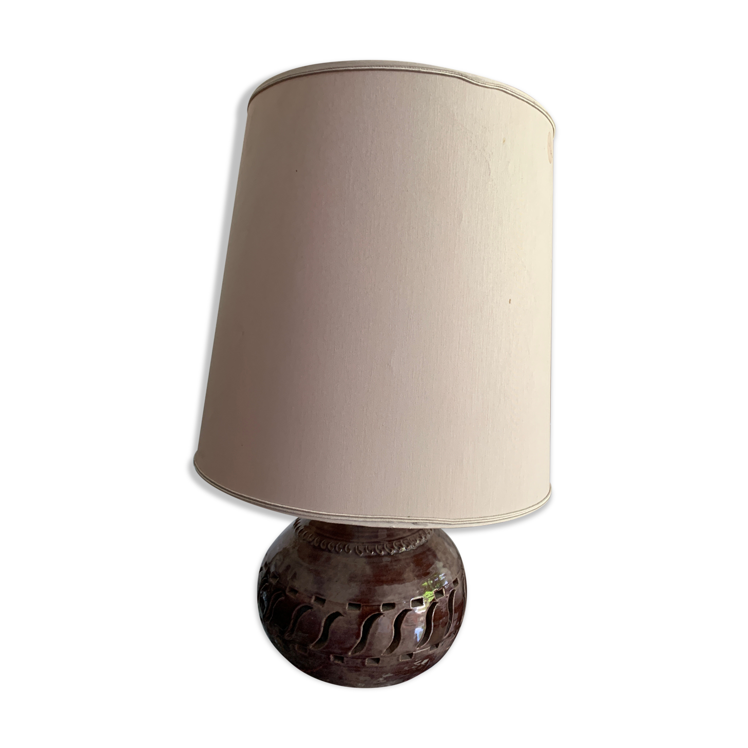 Original openwork ceramic lampshade