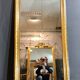 Miroir 190x80 d'époque Louis Philippe doré a la feuille d'or