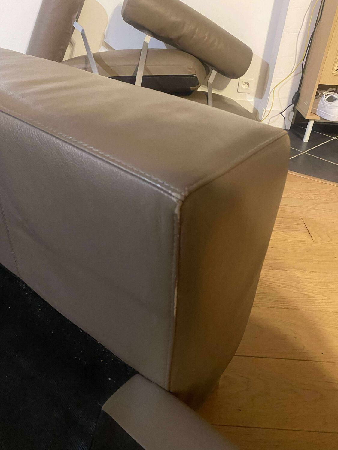 Canapé d'angle en cuir Bo concept