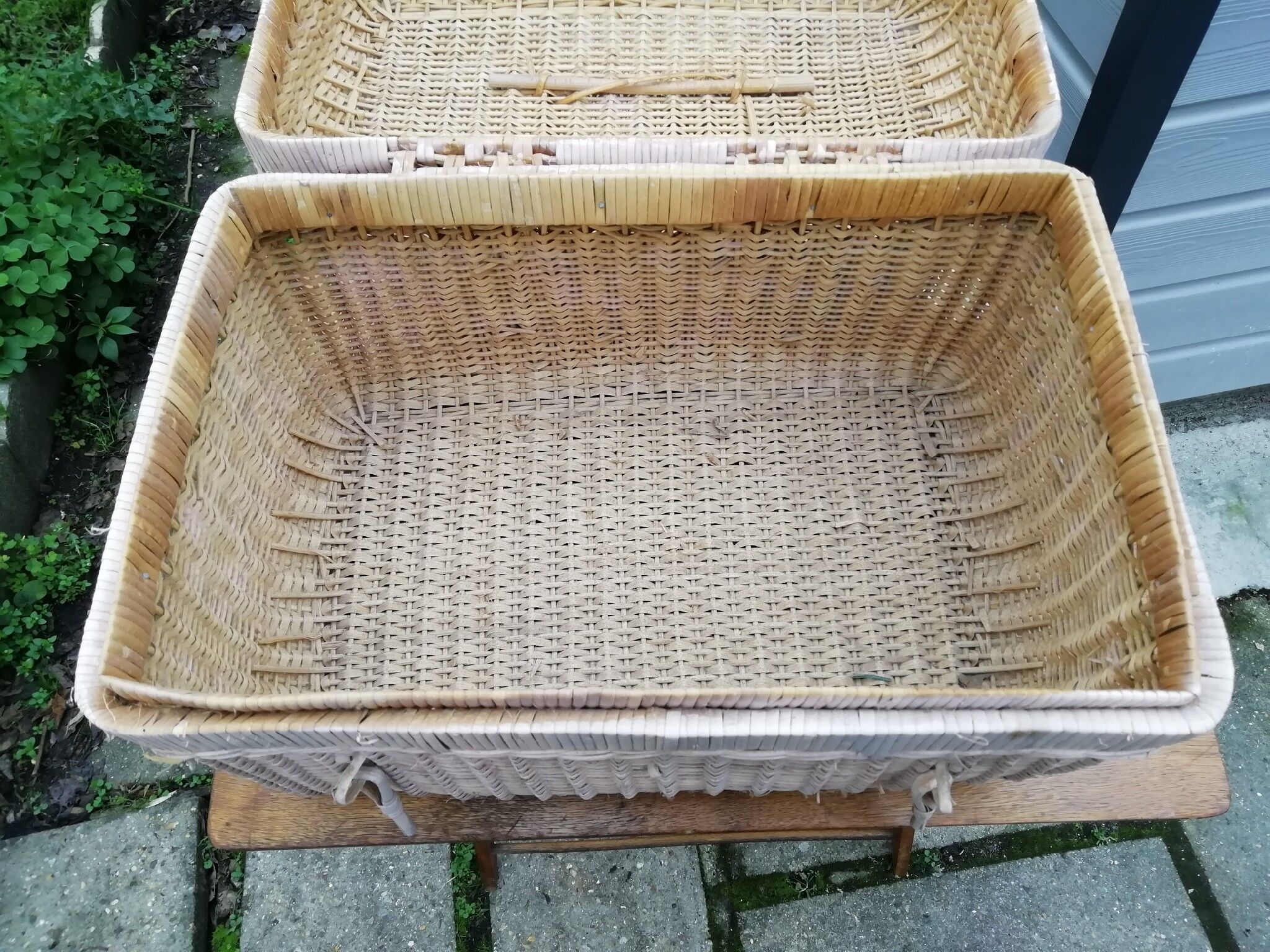 Old suitcase Wicker