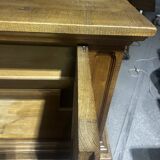 Meuble bas en chêne massif clair, 1940