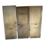 Set of three old doors