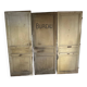 Lot de trois portes anciennes