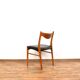 Mid-Century Danish Teak and Leather Dining Chairs by Arne Wahl Iversen for Glyngøre Stolefabrik, 196