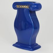 Heide Warlamis Vase Postmodern Grand Design Memphis, Vienna Collection, 1980s