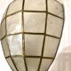 Paire d'appliques nacre coquillage