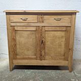 Parisian sideboard in raw wood
