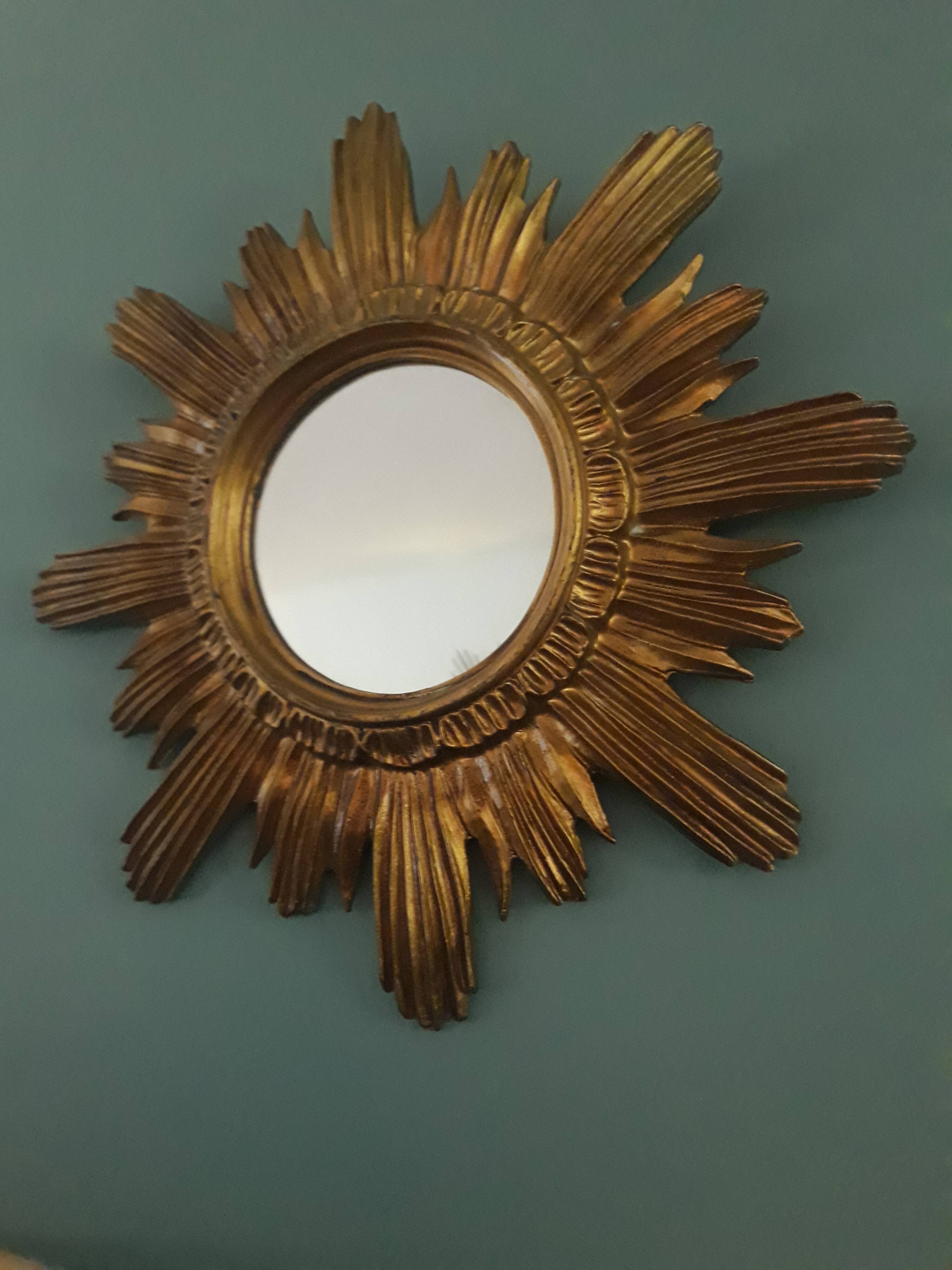 Vintage Italian witch mirror