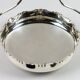 Hallmarked silver-plated metal centerpiece with handle