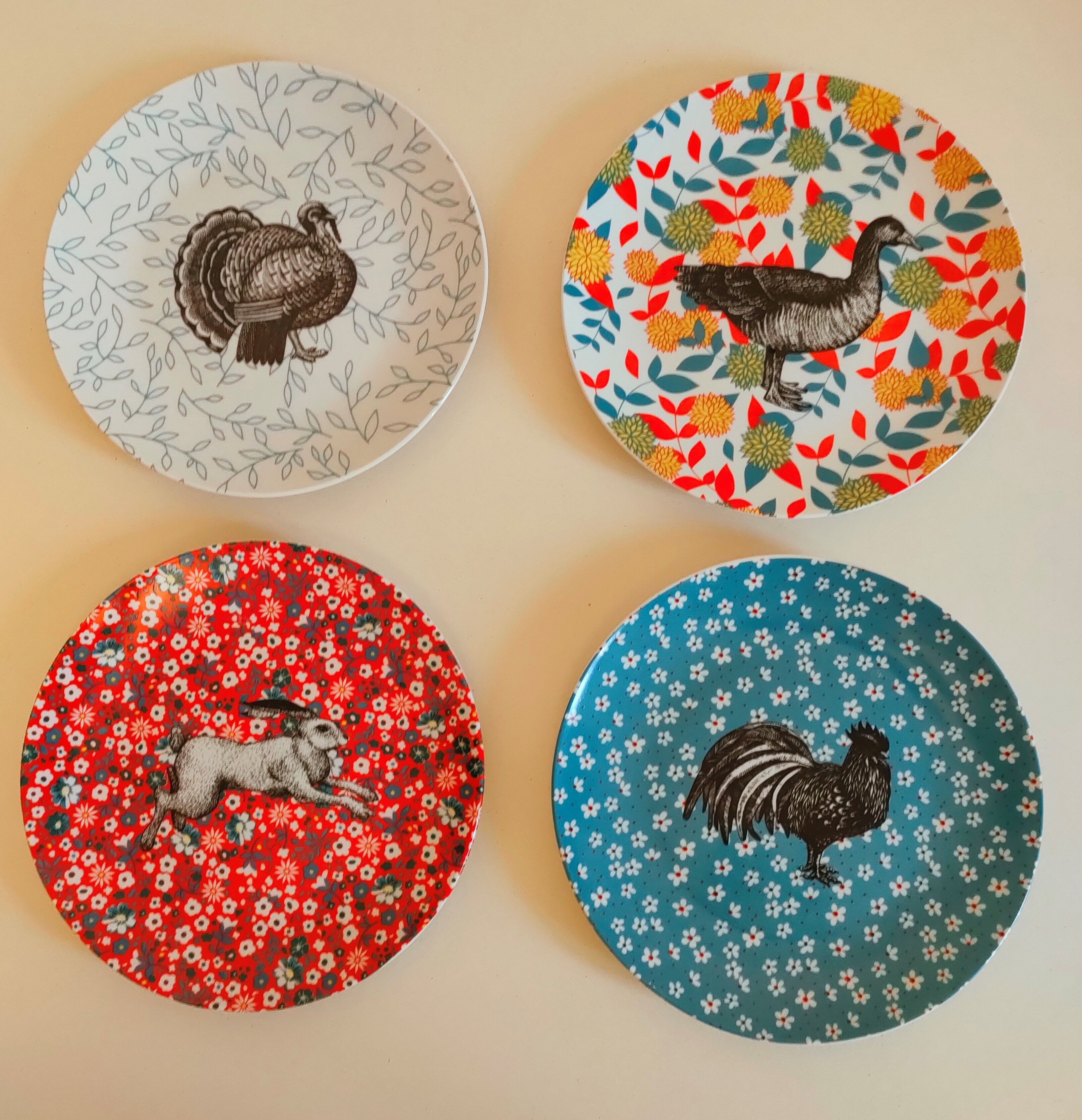 Dessert plates