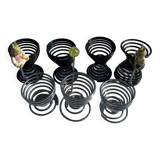 Set of 7 designer metal diabolo coconut trees