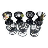Lot de 7 cocotiers diabolo métal design