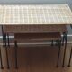 3 tables basses gigognes vintage