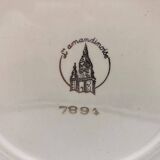 6 Flat Plates Stamped “L'Amandinoise”.