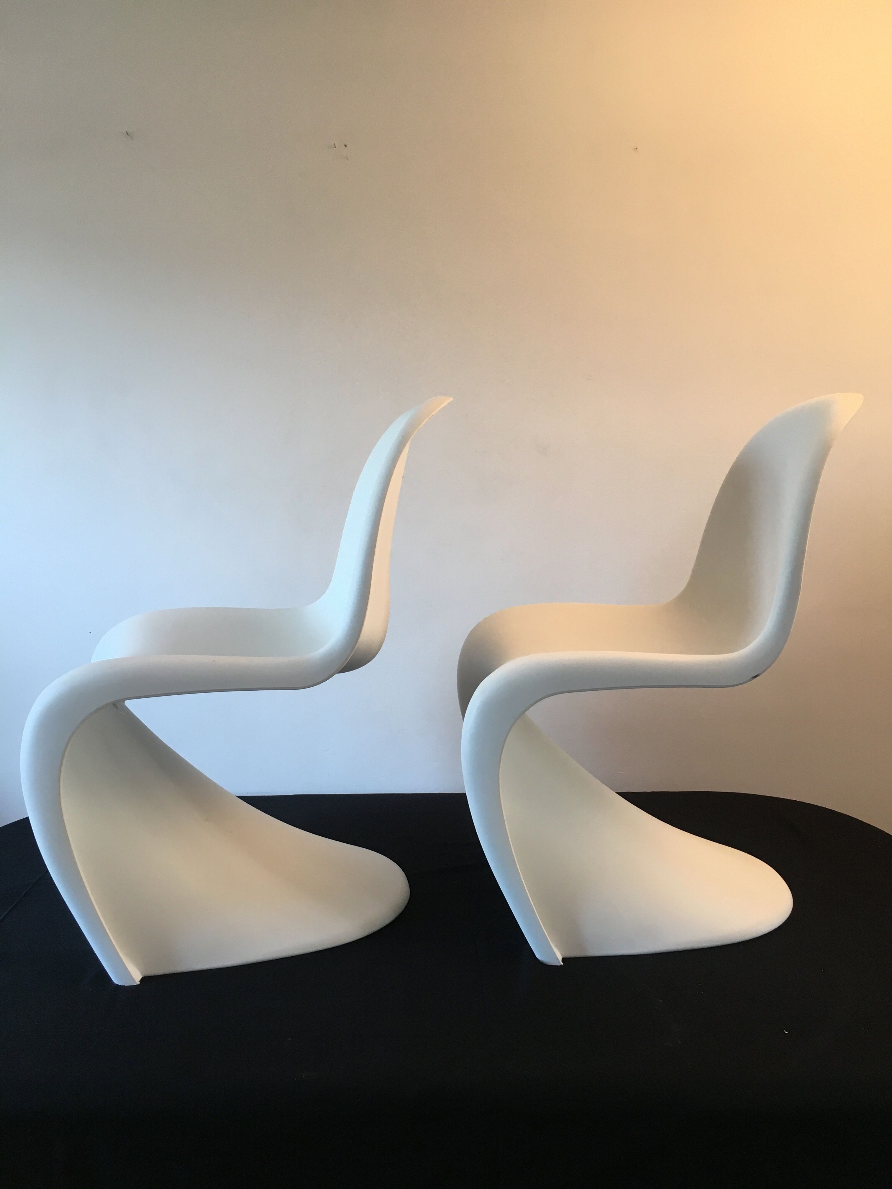 Pair of Verner Panton chairs for Vitra
