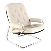 Fauteuil Ekornes Stressless des années 1970 - modèle très rare - nouvellement rembourré