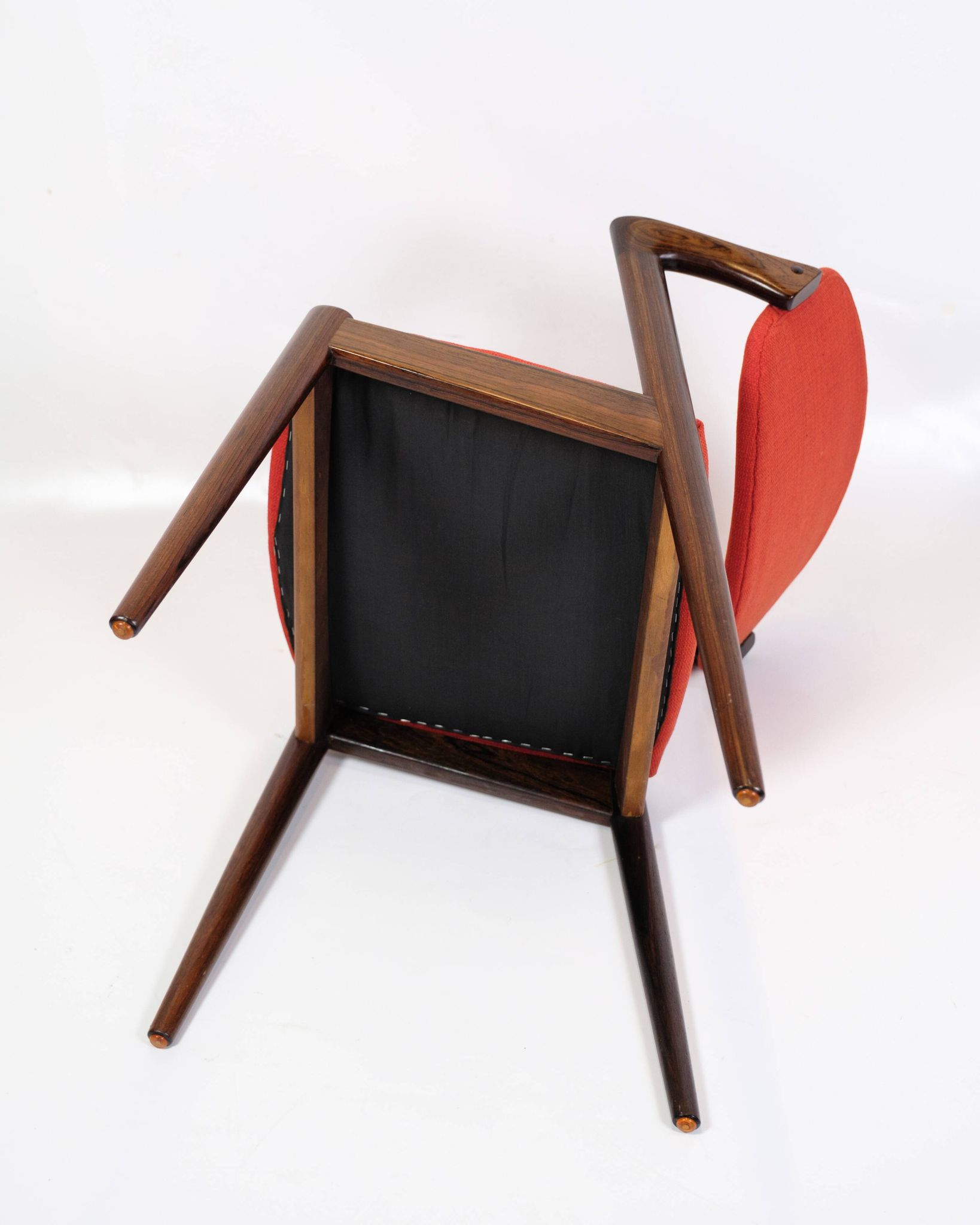 Set Of 6 Dining Chairs Model 42 Made In Rosewood By Kai Kristiansen From 1960s