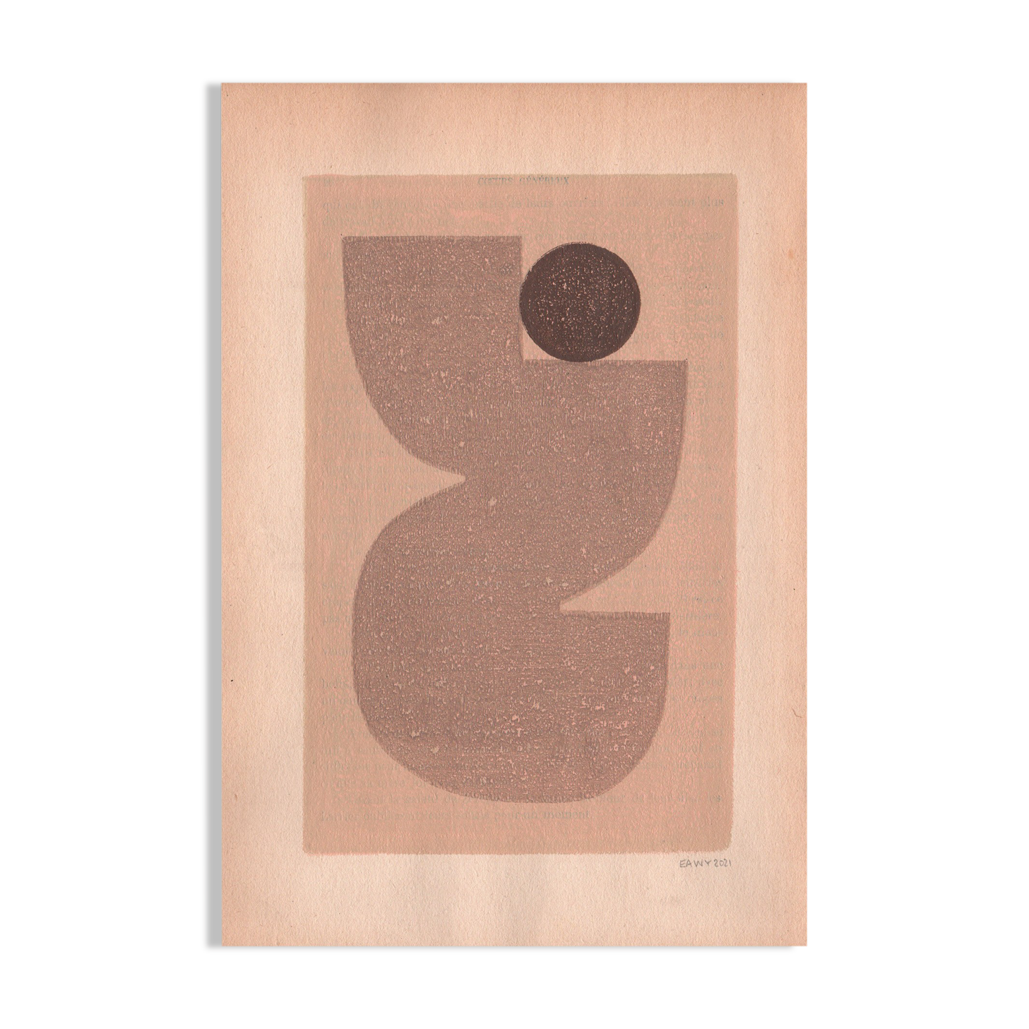 Painting on paper by Eawy