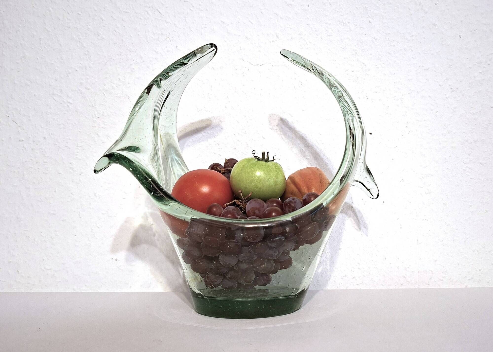 Blown glass bowl mid-century Murano type / Catch-all / Vase