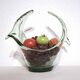 Blown glass bowl mid-century Murano type / Catch-all / Vase