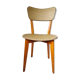 Wood and vinyl chair from the 50s/60s