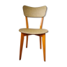 Wood and vinyl chair from the 50s/60s