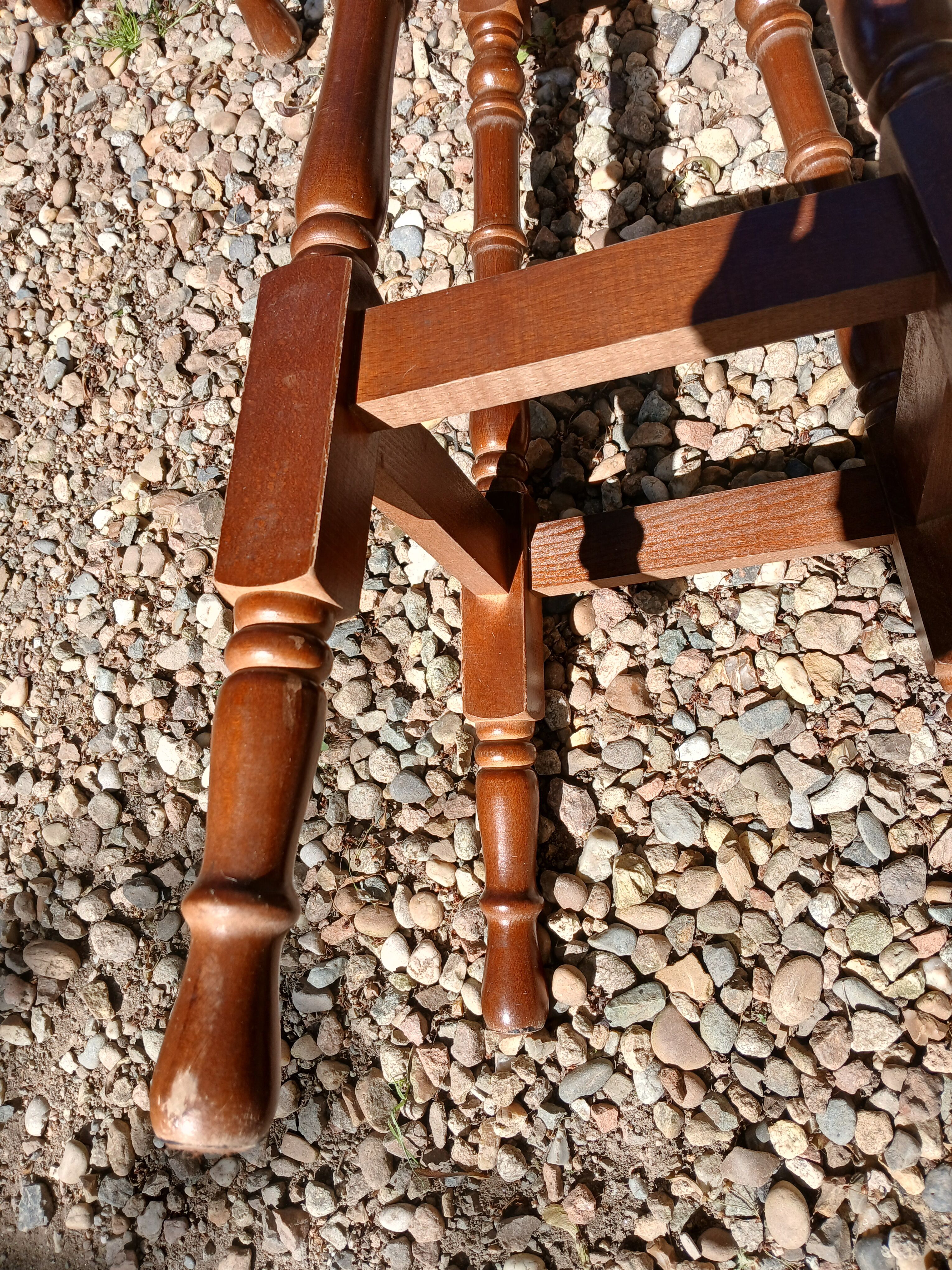 2 vintage bar stools