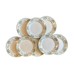 lot de 8 assiettes vintage