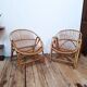 Vintage rattan armchair