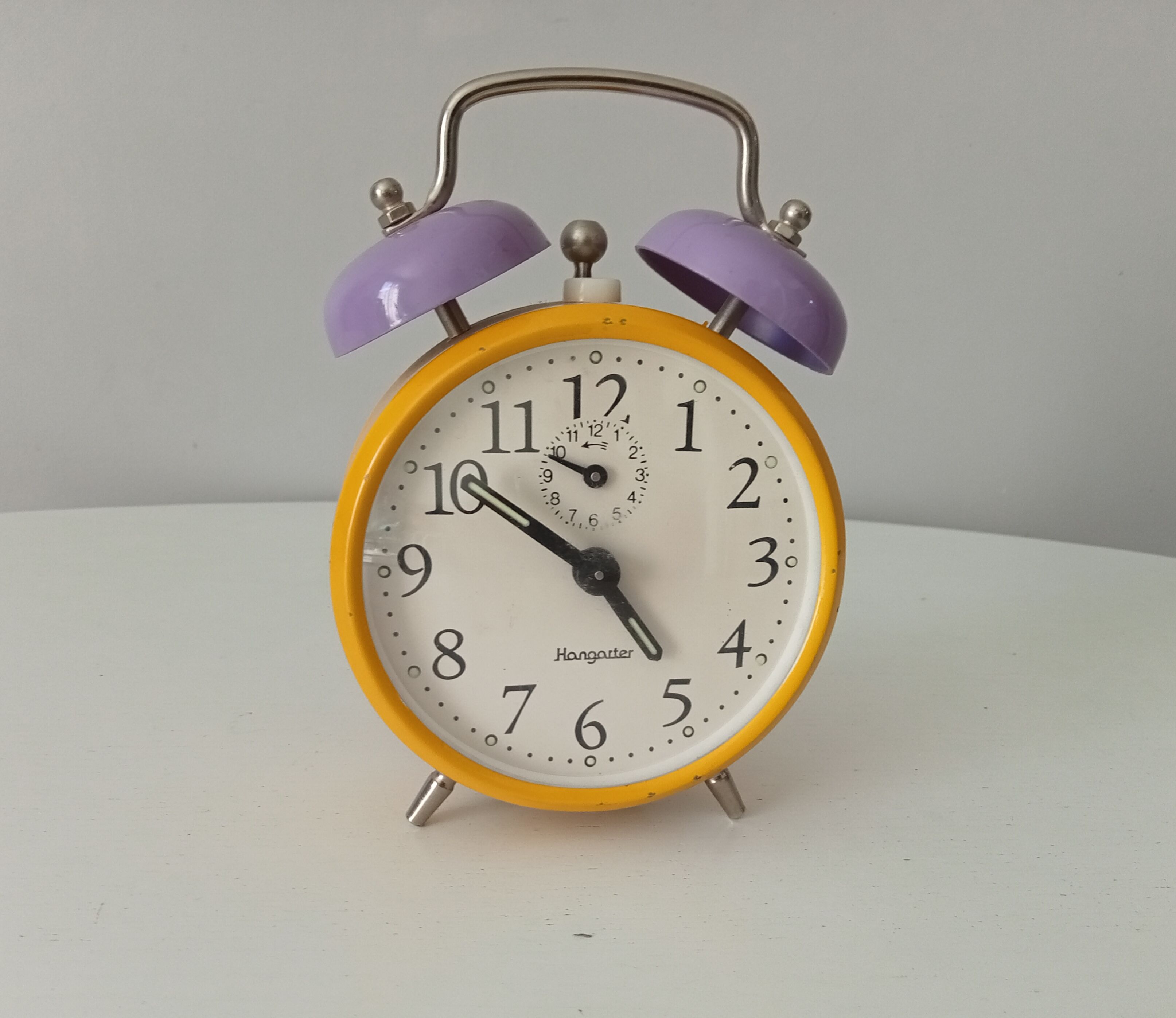 Vintage alarm clock Hangarter 70s/80s