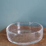 Cendrier ou vide-poche en verre bullé artisanal