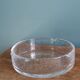 Handcrafted bubble glass ashtray or catchall.