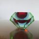 Sommerso Murano glass ashtray by Flavio Poli for Seguso 1960