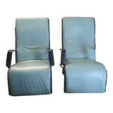 Pair of armchairs model antropovarius ferdinand porsche poltrona frau
