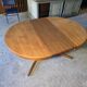 Table extensible Baumann en teck des années 60, (2 rallonges)
