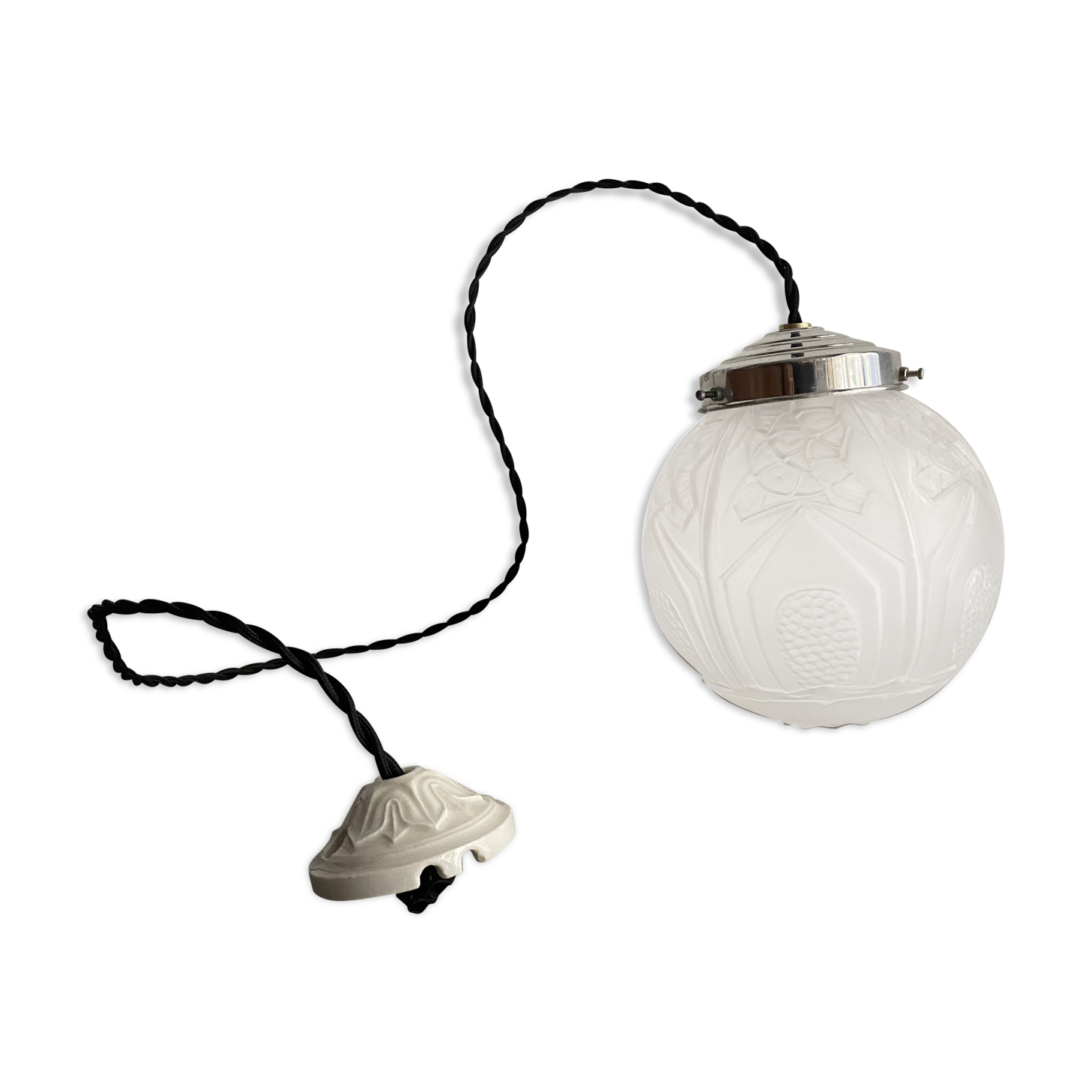 Former art-deco 14 cm hanging lamp