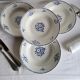 4 Deep Plates in earthenware Moulin des Loups & Hamage model Lucien