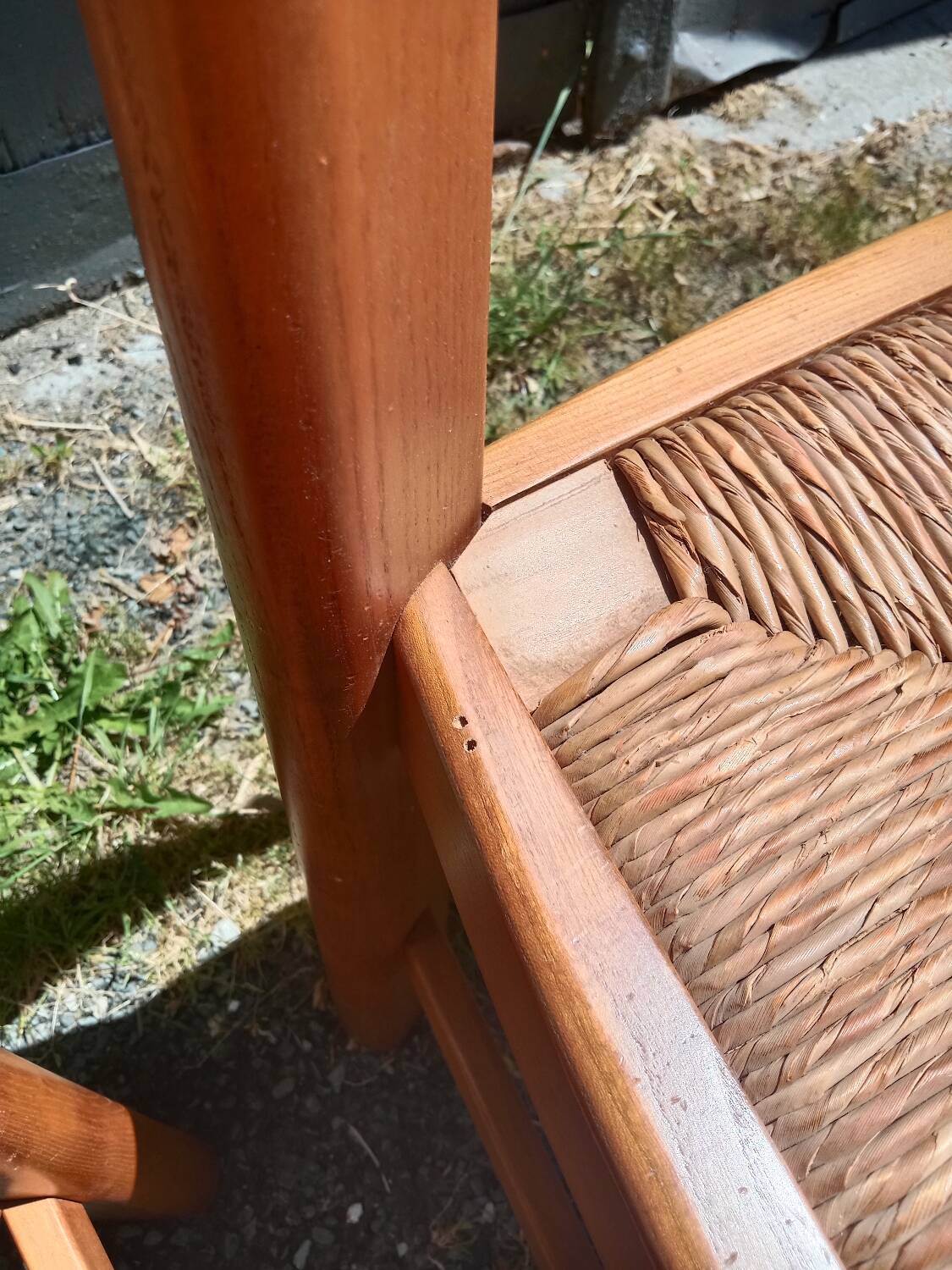 6 chairs in solid elm