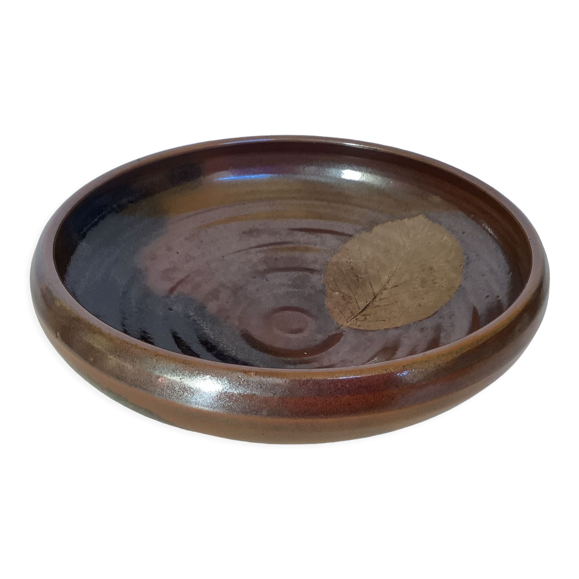 Ceramic glazed stoneware empty pocket