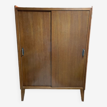 Armoire porte coulissante vintage design 50/60