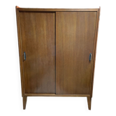 Armoire porte coulissante vintage design 50/60