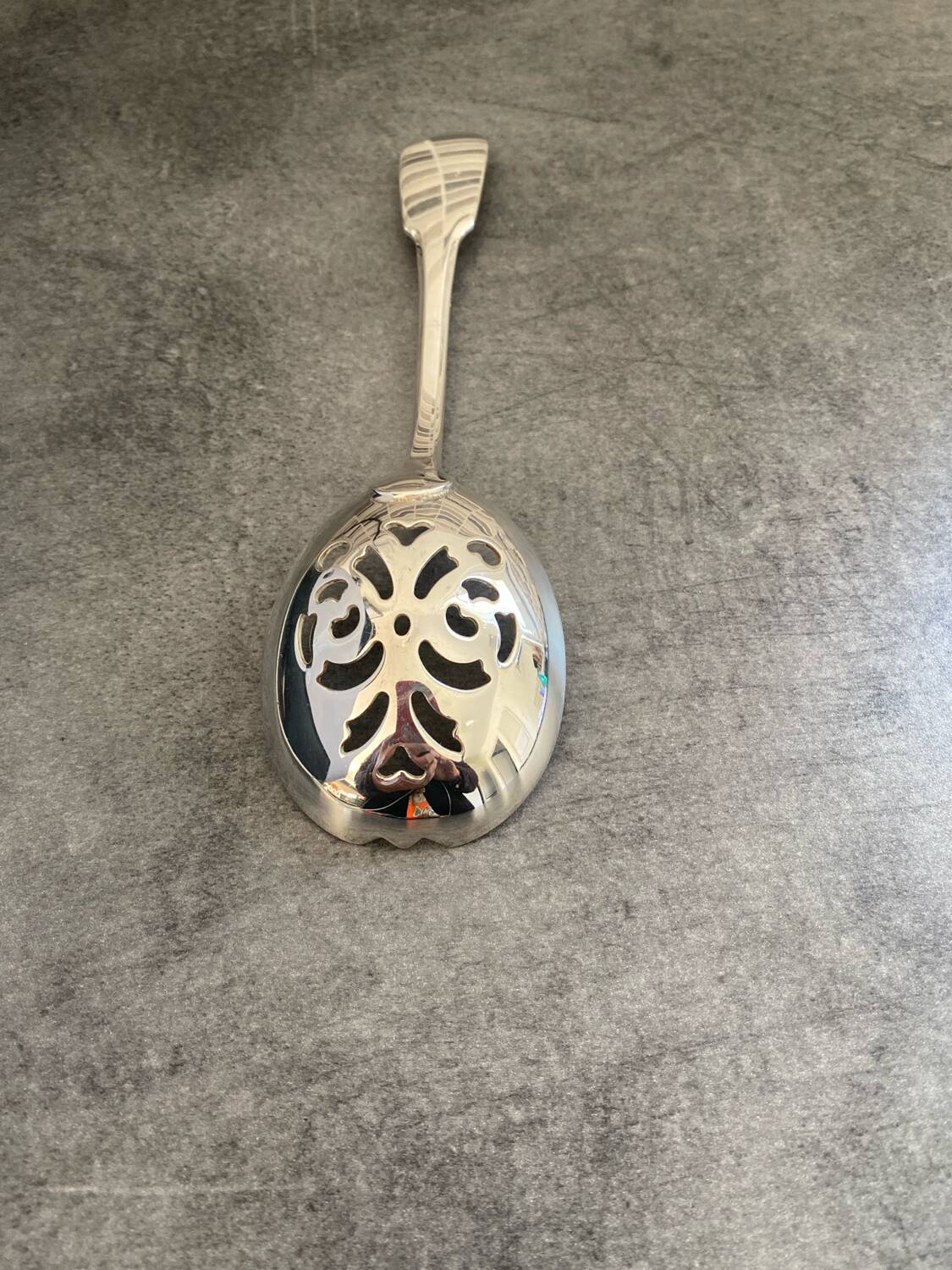Cristofle Cluny ice cream spoon