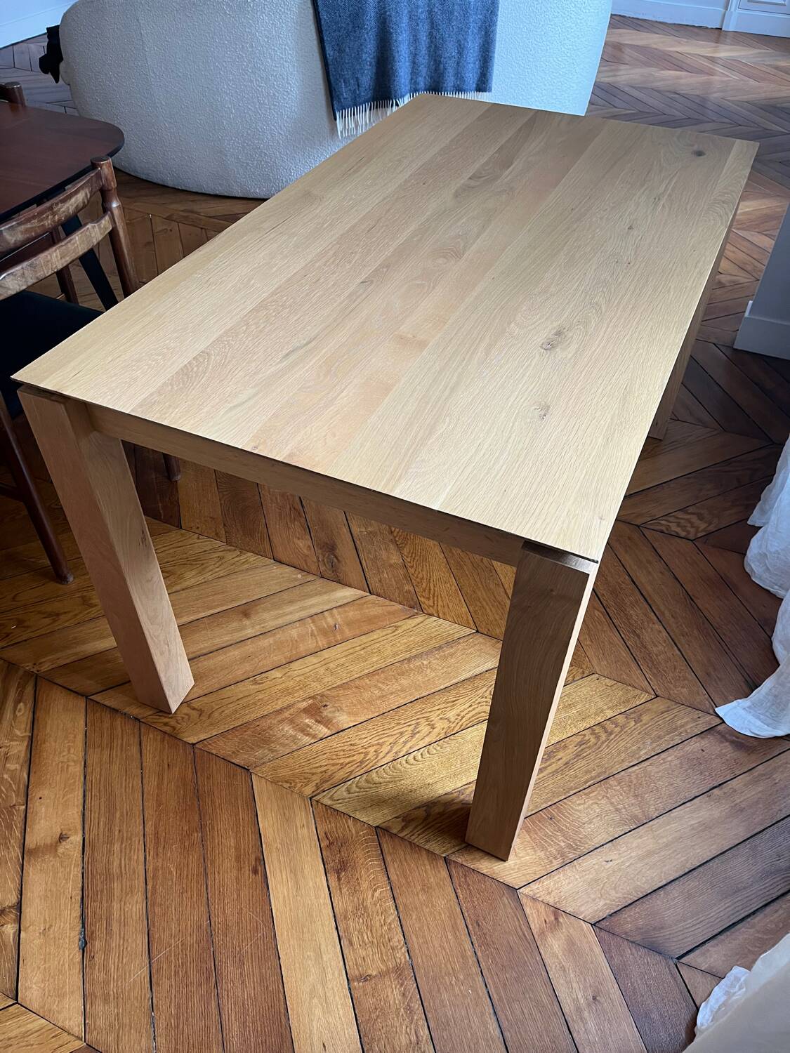 Table de salle à manger ethnicraft en chêne massif