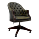 Green English Chesterfield Desk Chair Director Chair