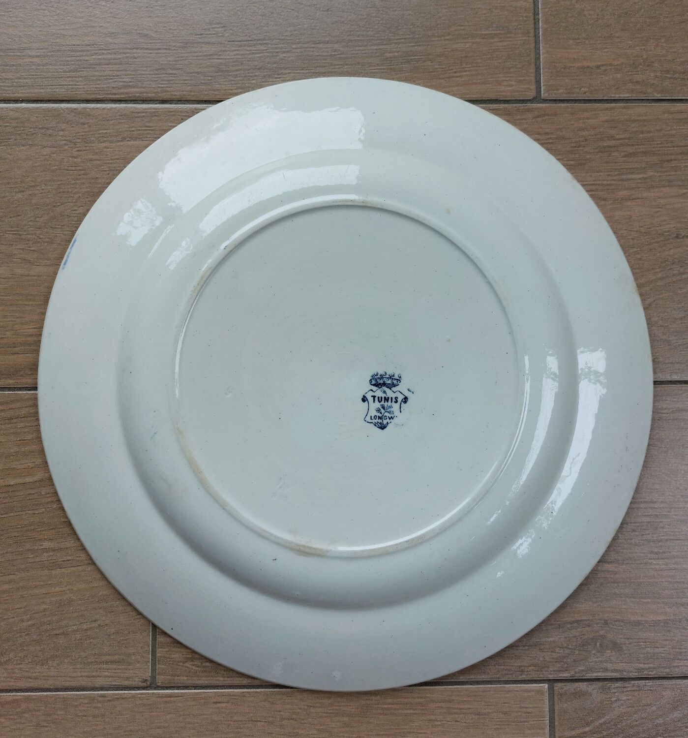 Large old Longwy serving dish