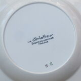 4 assiettes creuses vintage Sarreguemines service Arlette