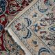 Vintage hand-knotted rug in virgin wool and silk, 1960s.