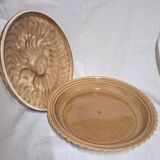 Slip pie dish